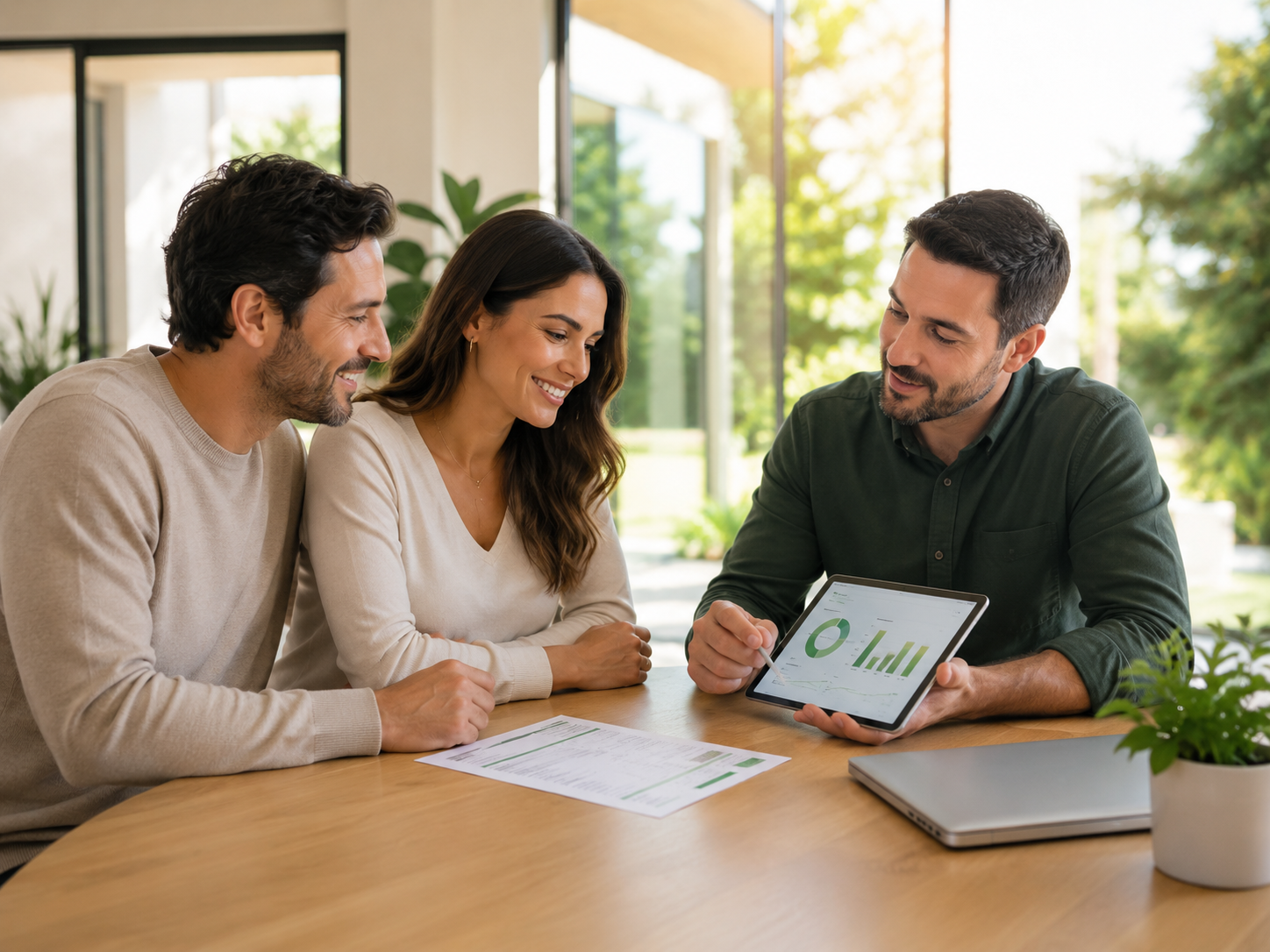 Equipe realizando consultoria especializada