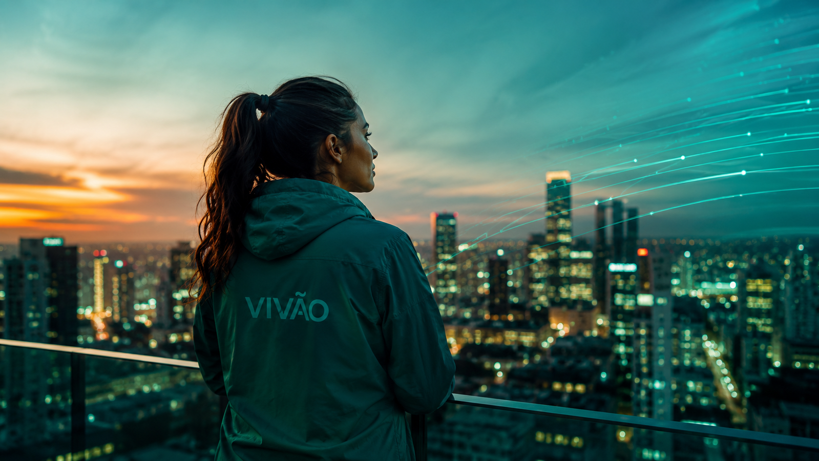 Profissional VIVÃO olhando para a cidade e para o futuro